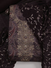 Neck Embroidered Cotton Blend Unstitched Suit Piece With Dupatta